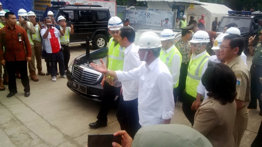 Jokowi dan Ahok resmi lanjutkan proyek sodetan Ciliwung-KBT