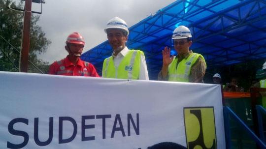 Jokowi dan Ahok resmi lanjutkan proyek sodetan Ciliwung-KBT