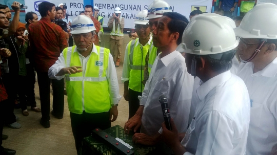 Jokowi dan Ahok resmi lanjutkan proyek sodetan Ciliwung-KBT