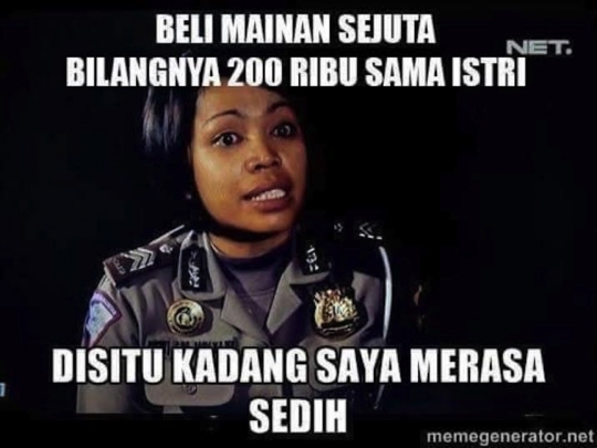 Ini meme-meme lucu Brippol Dewi yang menghebohkan dunia sosmed