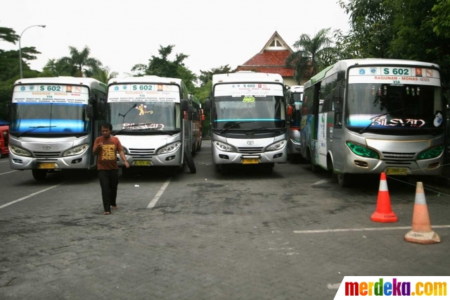 Foto : April 2015, Kopaja dan APTB terintegrasi penuh 