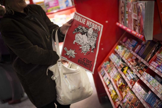Kembali terbit, ini karikatur sampul edisi terbaru Charlie Hebdo