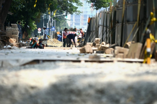 Imbas proyek flyover Kuningan, Jalan Gatot Subroto diperlebar