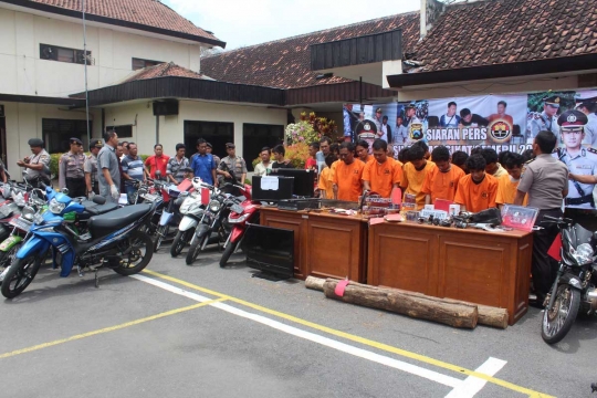 Patroli 14 hari, Polres Kediri bekuk 63 pelaku kejahatan