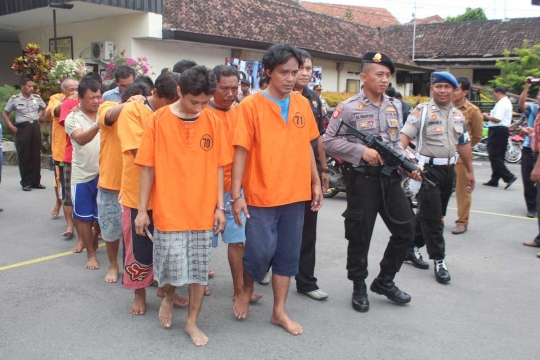 Patroli 14 hari, Polres Kediri bekuk 63 pelaku kejahatan