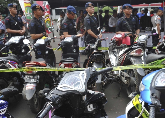 Polda Metro Jaya rilis ratusan pelaku begal dan curanmor Ibu Kota