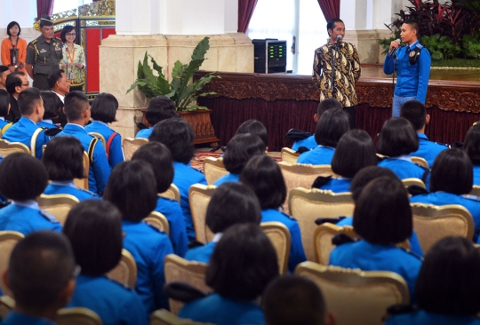 Jokowi imbau siswa SMA Taruna Nusantara waspada bahaya narkoba