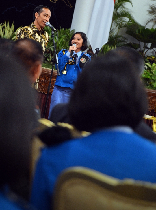 Jokowi imbau siswa SMA Taruna Nusantara waspada bahaya narkoba