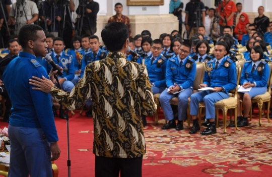 Jokowi imbau siswa SMA Taruna Nusantara waspada bahaya narkoba