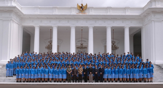 Jokowi imbau siswa SMA Taruna Nusantara waspada bahaya narkoba