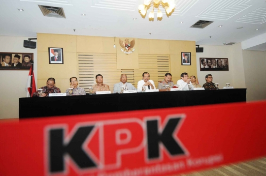 Pimpinan lembaga hukum umumkan hasil rapat koordinasi di KPK