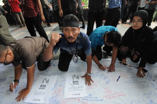 Didemo pegawainya, Ruki ikut teken petisi tolak pelimpahan kasus BG
