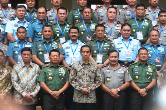 Presiden Jokowi hadiri Rapim TNI-Polri 2015