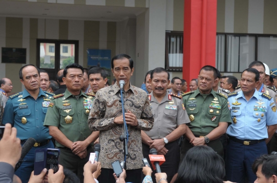 Presiden Jokowi hadiri Rapim TNI-Polri 2015