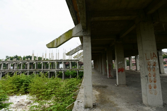 Pembangunan SMAN 55 dua tahun mangkrak akibat anggaran DKI terputus