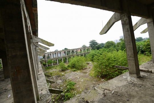 Pembangunan SMAN 55 dua tahun mangkrak akibat anggaran DKI terputus