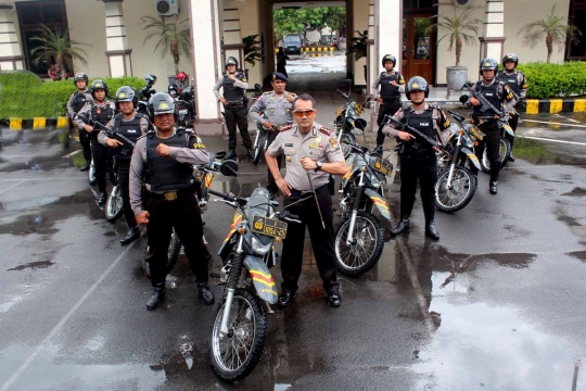 Aksi pasukan PATKO siap berantas begal di Kediri