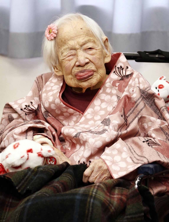 Misao Okawa, manusia tertua sejagat rayakan ulang tahun ke-117