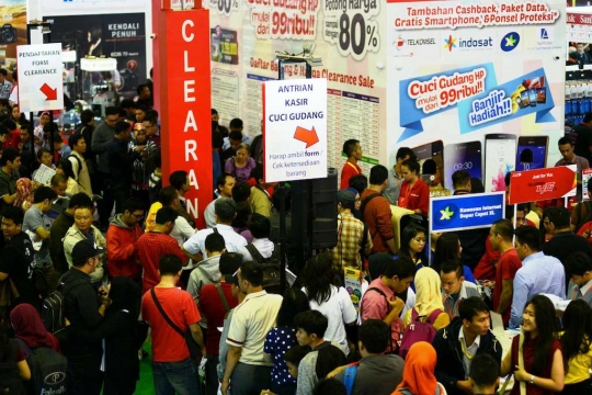 142 Ribu pengunjung padati pameran teknologi Mega Bazar di Senayan