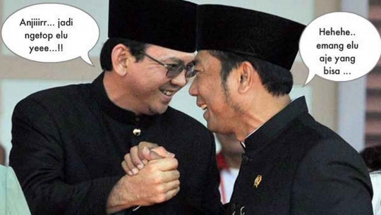 Ini meme lucu-lucuan #SaveHajiLulung yang ramaikan media sosial