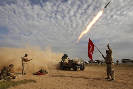 Pejuang Syiah dan militer Irak gempur markas ISIS di Tikrit