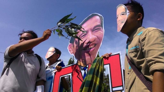 Aksi demo mahasiswa Aceh 'bangunkan' Jokowi dari tidur