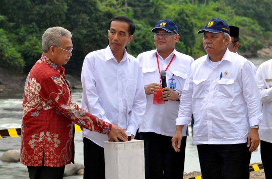 Presiden Jokowi resmikan pembangunan Bendungan Keureuto Aceh