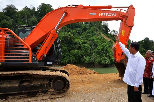 Presiden Jokowi resmikan pembangunan Bendungan Keureuto Aceh