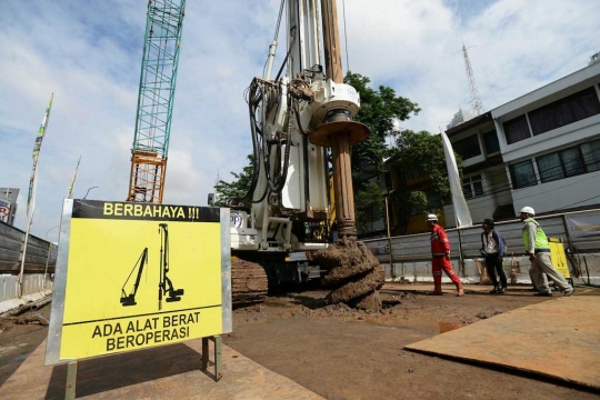 Resmikan jalan layang Transjakarta, Wagub Djarot ikut ngebor