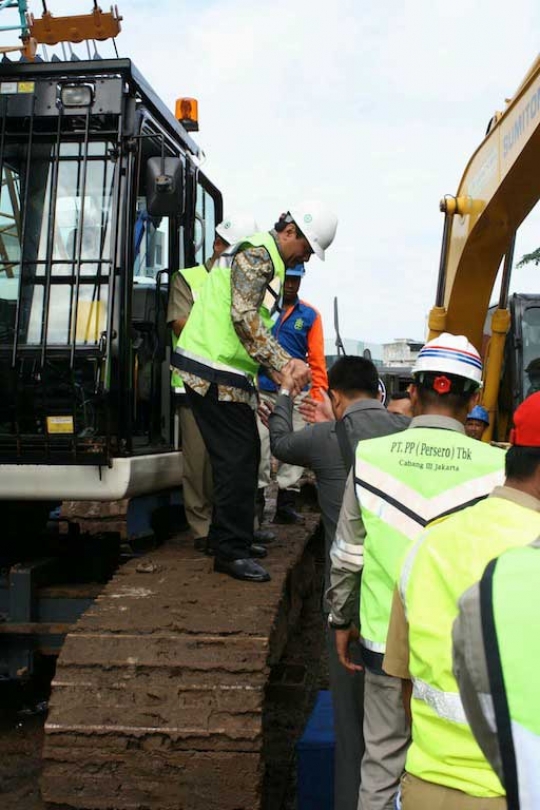 Resmikan jalan layang Transjakarta, Wagub Djarot ikut ngebor