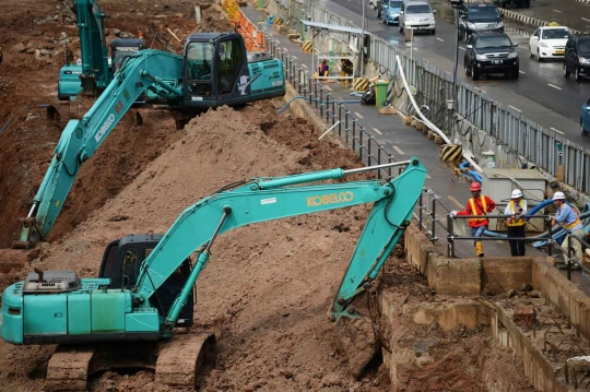 Agustus 2015, jalur bawah tanah MRT mulai dibor