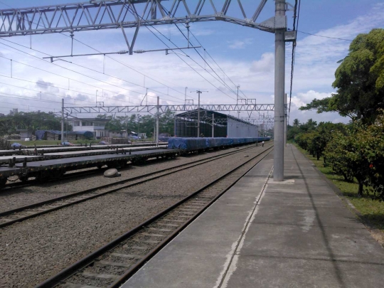 Begini kondisi minim Stasiun KA Nambo yang akan difungsikan kembali