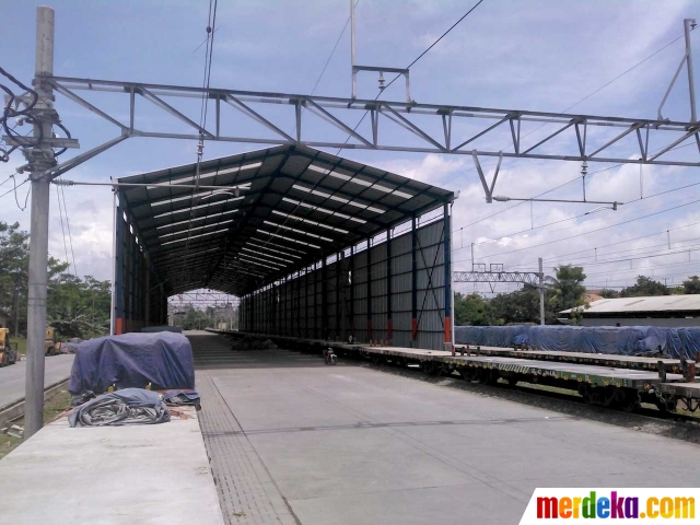 Foto : Begini kondisi minim Stasiun KA Nambo yang akan 