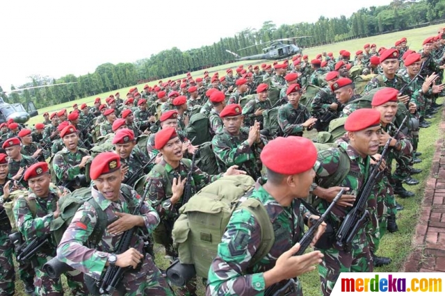 Foto : Usai sidak Kopassus, Panglima TNI Moeldoko kunjungi 