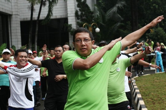 Menag dan Mendag kampanye budaya minum jamu bersama Puteri Indonesia