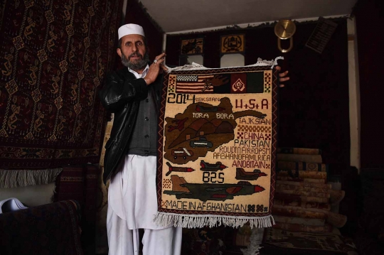 Imbas konflik, karpet bertema perang jadi marak di Afghanistan