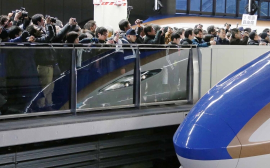 Jepang luncurkan kereta peluru berkecepatan 260 km per jam