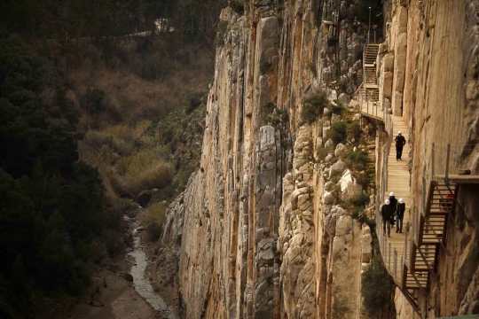 Menelusuri Caminito del Rey, jalur tebing paling menakutkan di dunia