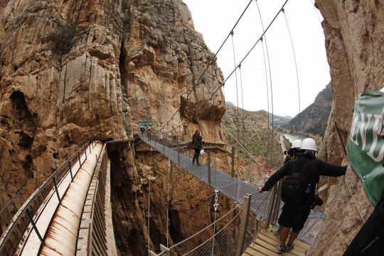 Menelusuri Caminito del Rey, jalur tebing paling menakutkan di dunia