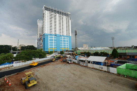 Mengintip perkembangan proyek MRT Lebak Bulus