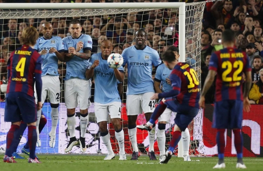 Menang tipis atas Manchester City, Barca mulus ke delapan besar