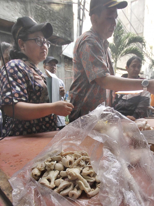 Bahaya, usus ayam berformalin dijual di Pasar Palmerah