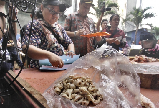 Bahaya, usus ayam berformalin dijual di Pasar Palmerah