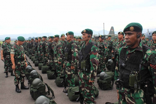 Gelar Pasukan Pemukul Reaksi Cepat Kostrad