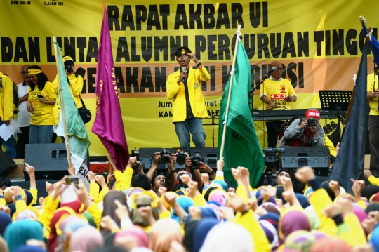 Abraham Samad ikut ratusan mahasiswa UI ultimatum Presiden Jokowi