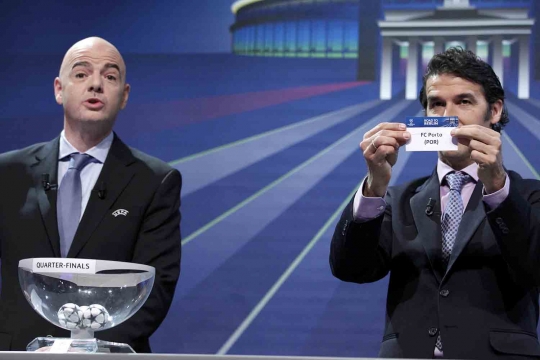 Ini hasil drawing babak delapan besar Liga Champions 2014/2015