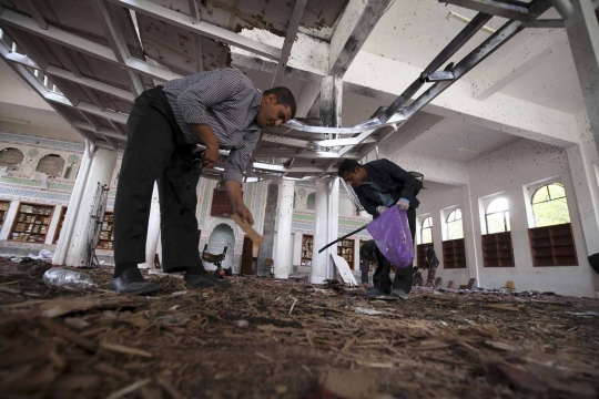 Ini dua masjid di Yaman yang diserang bom saat salat Jumat