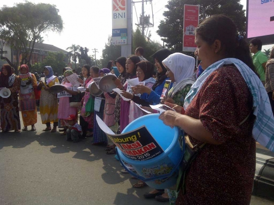 Aksi demo PRT Semarang tagih janji Jokowi