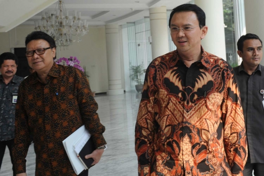 Cahyo Kumolo dampingi Ahok temui JK di Istana Wapres