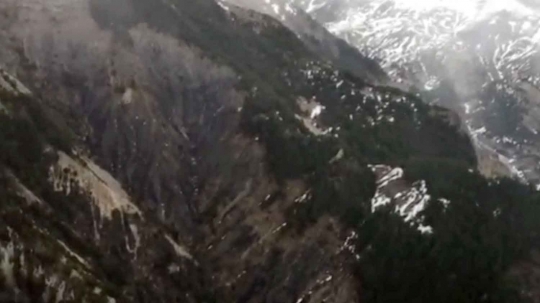 Ini lokasi jatuhnya pesawat Germanwings di Pegunungan Alpen